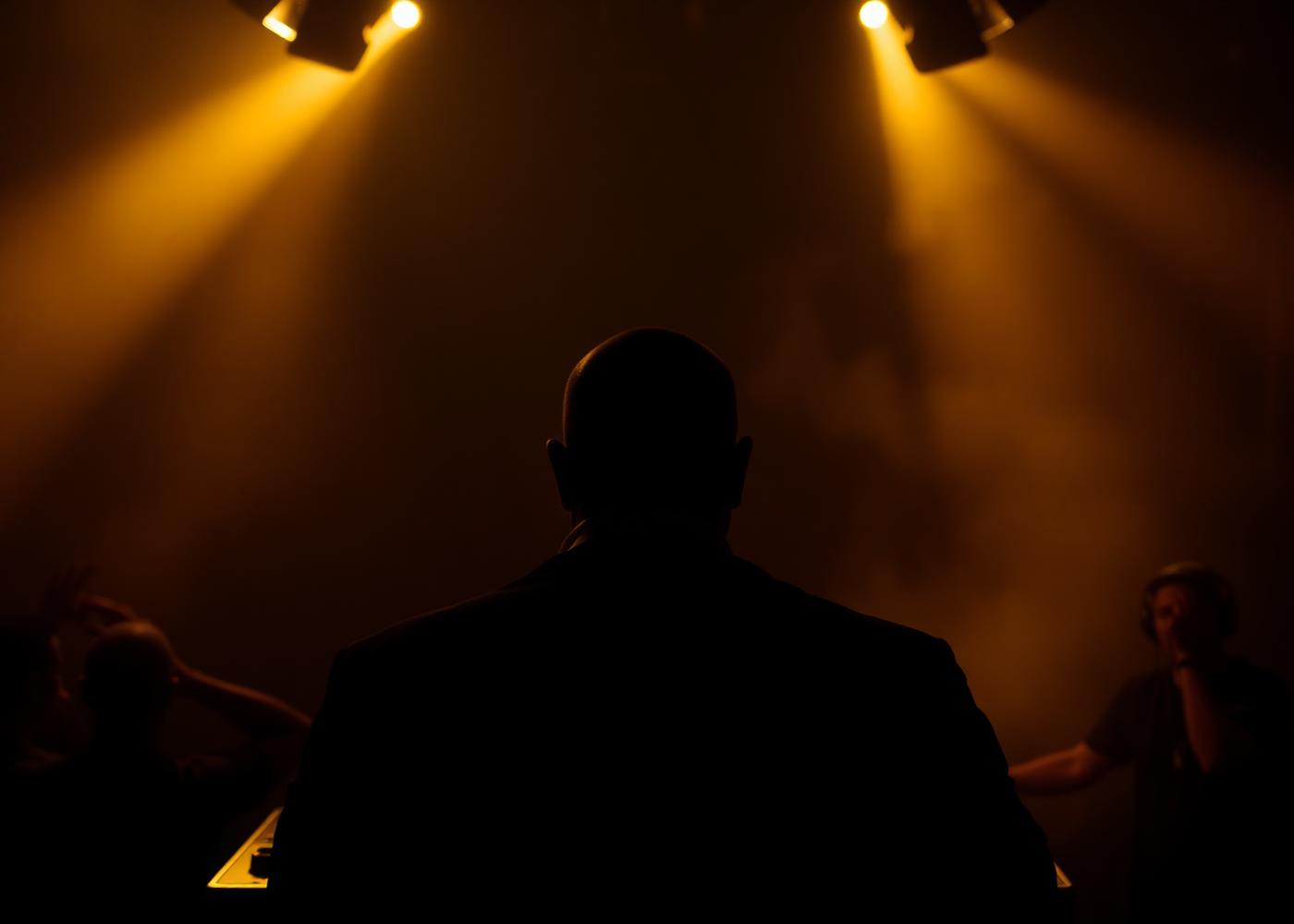 DJ on stage